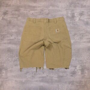 Vintage VTG Y2K 2000's 00's Carhartt Baggy Cut Off Carpenter Brown Short's